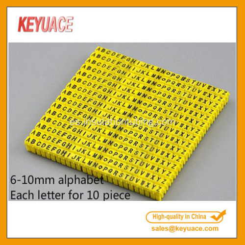 POM Colorful Numeric and Letter Cable Marker Strips